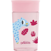 Dr Brown - Milestones Cheers 360 Transition Sippy Cup, Pink Leopard, 10 oz Image 2