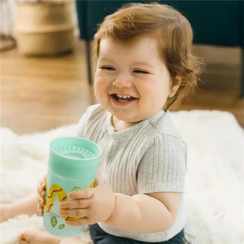 Dr Brown - Milestones Cheers 360 Transition Sippy Cup, Turquoise Snake, 10 oz Image 11