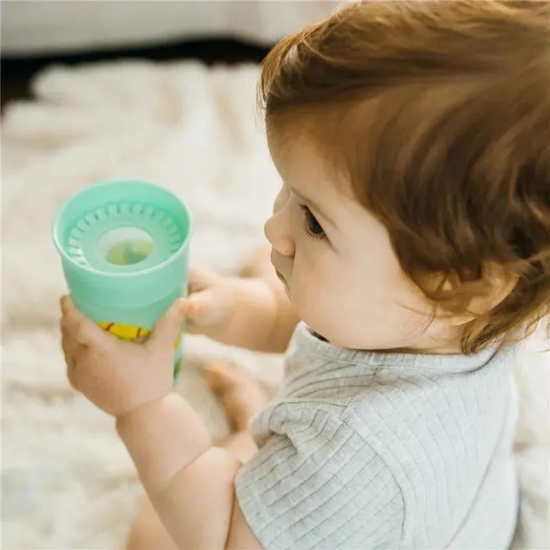 Dr Brown - Milestones Cheers 360 Transition Sippy Cup, Turquoise Snake, 10 oz Image 9