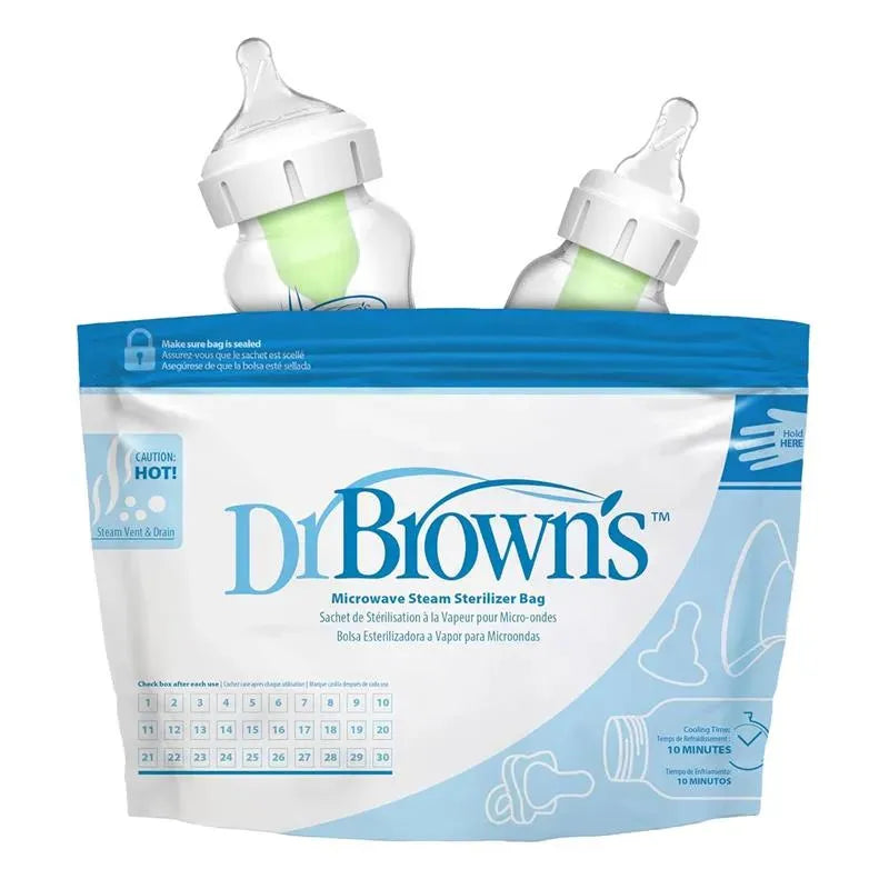 Dr. Browns - 5Pk Microwave Steam Sterilizer Bags for Baby Bottles Image 4