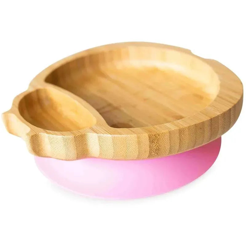 Eco Rascals - Bamboo Suction Plate, Ladybird, Pink Image 2