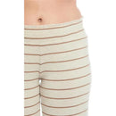 Everly Grey - Maternity and Nursing PJ Pant Set for Mom and Baby, Mocha Stripe, Small Image 7