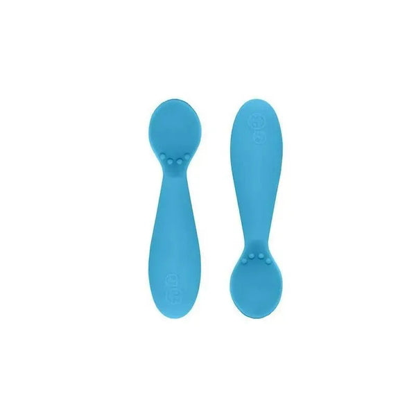  ezpz Tiny Spoon (2 Pack in Blue) - 100% Silicone