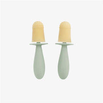 Ezpz - Tiny Popsicle Mold Set with Wands, Sage Green  Image 2