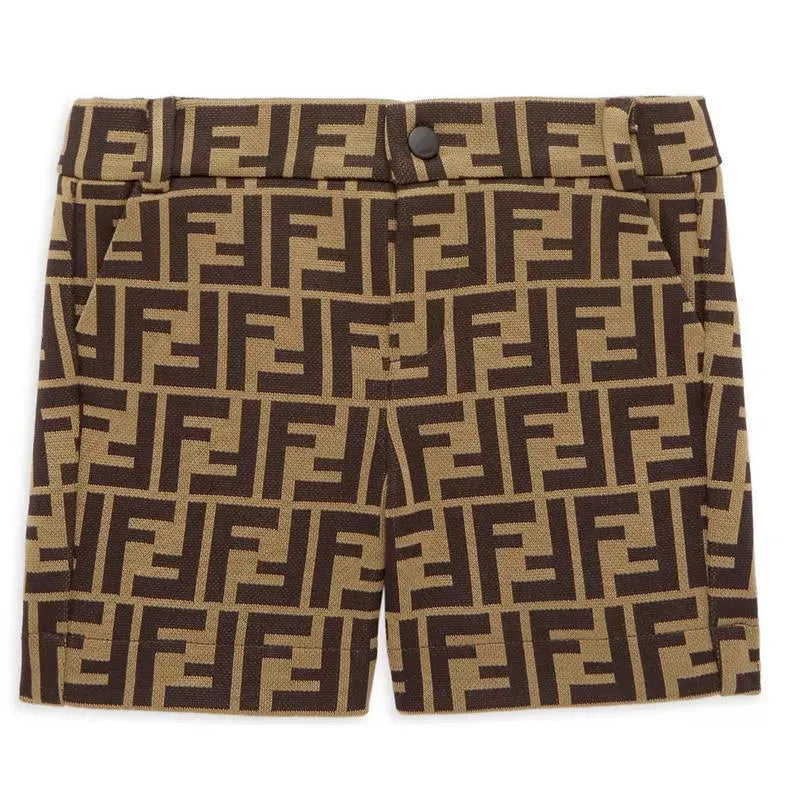 Fendi Baby - Baby Boy's FF Logo Shorts Image 1