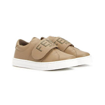 Fendi Baby - Leather Logo Trainers Junior Image 1