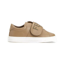 Fendi Baby - Leather Logo Trainers Junior Image 2