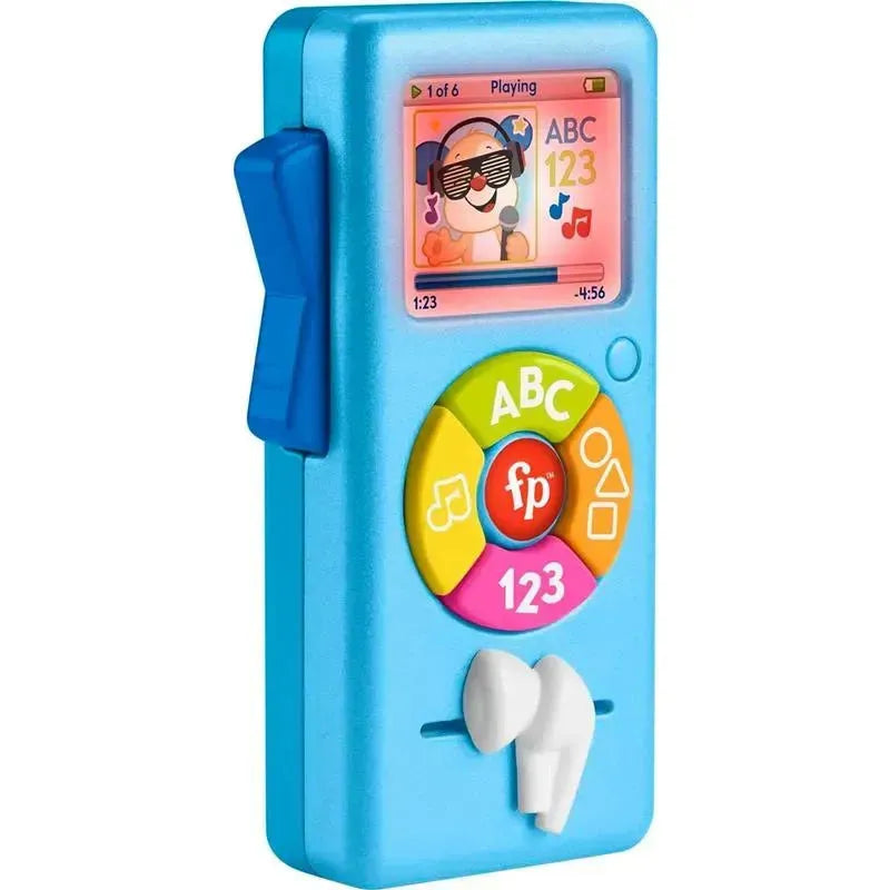 Fisher-Price - Baby Learning Toy Laugh & Learn Puppy’s Music Player with Lights, 6+ Months, Blue Image 1