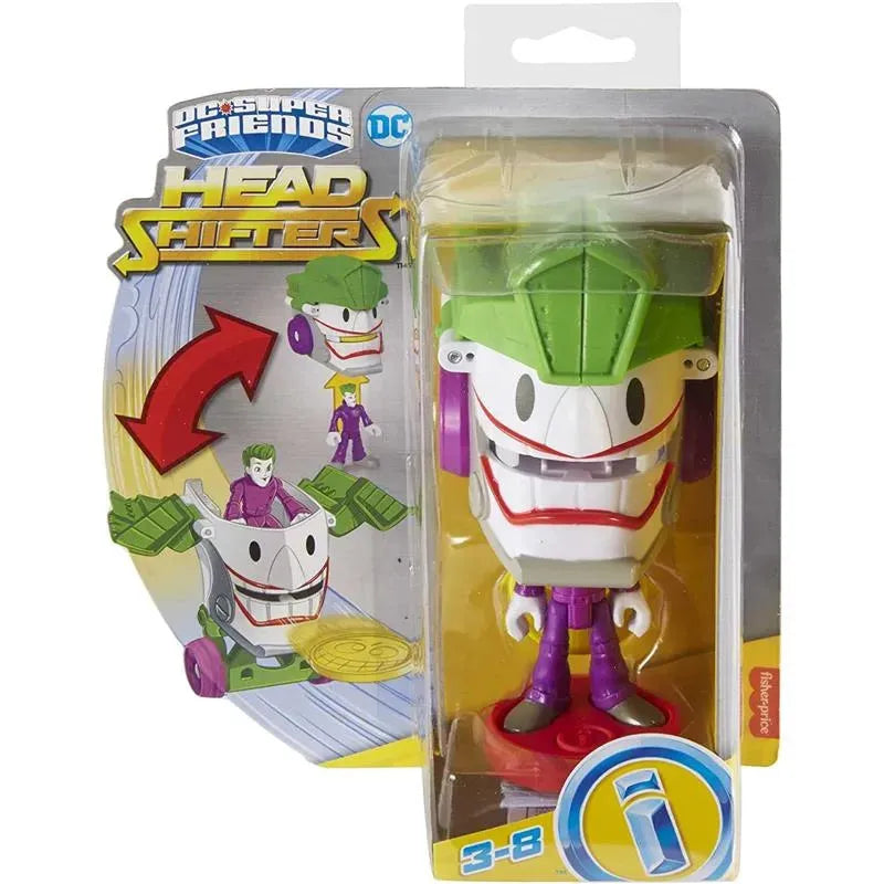 Fisher Price - Imaginext DC Super Friends Head Shifters the Joker & Laff Mobile Figure Set Image 6