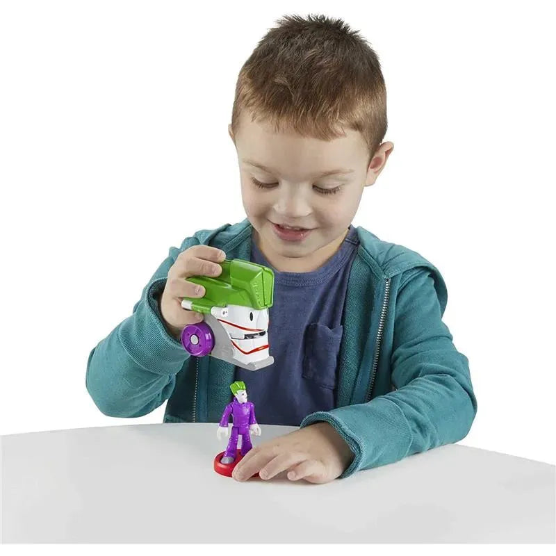 Fisher Price - Imaginext DC Super Friends Head Shifters the Joker & Laff Mobile Figure Set Image 2