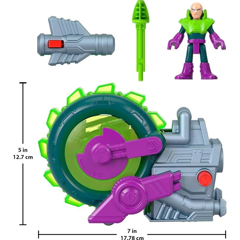 Fisher-Price - Imaginext Dc Super Friends Lex Luther Spinning Saw Vehicle Image 3