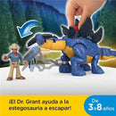 Fisher Price - Imaginext Jurassic World Dominion Stegosaurus Dinosaur & Dr. Alan Grant Image 6