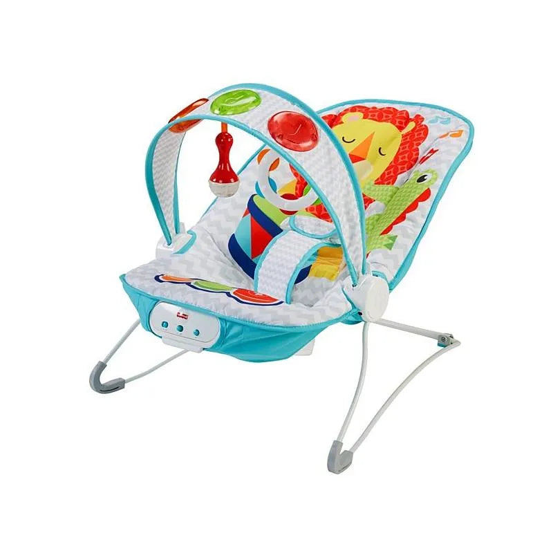 Fisher-Price Kick'n Play Musical Bouncer - Lion Image 1