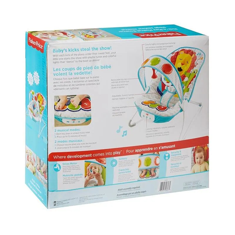 Fisher-Price Kick'n Play Musical Bouncer - Lion Image 2