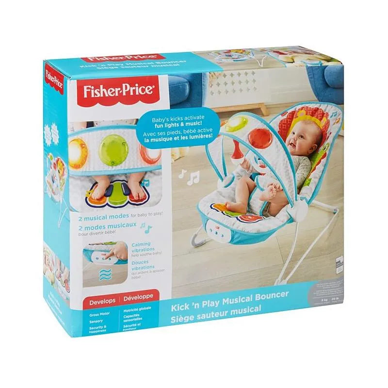 Fisher-Price Kick'n Play Musical Bouncer - Lion Image 3