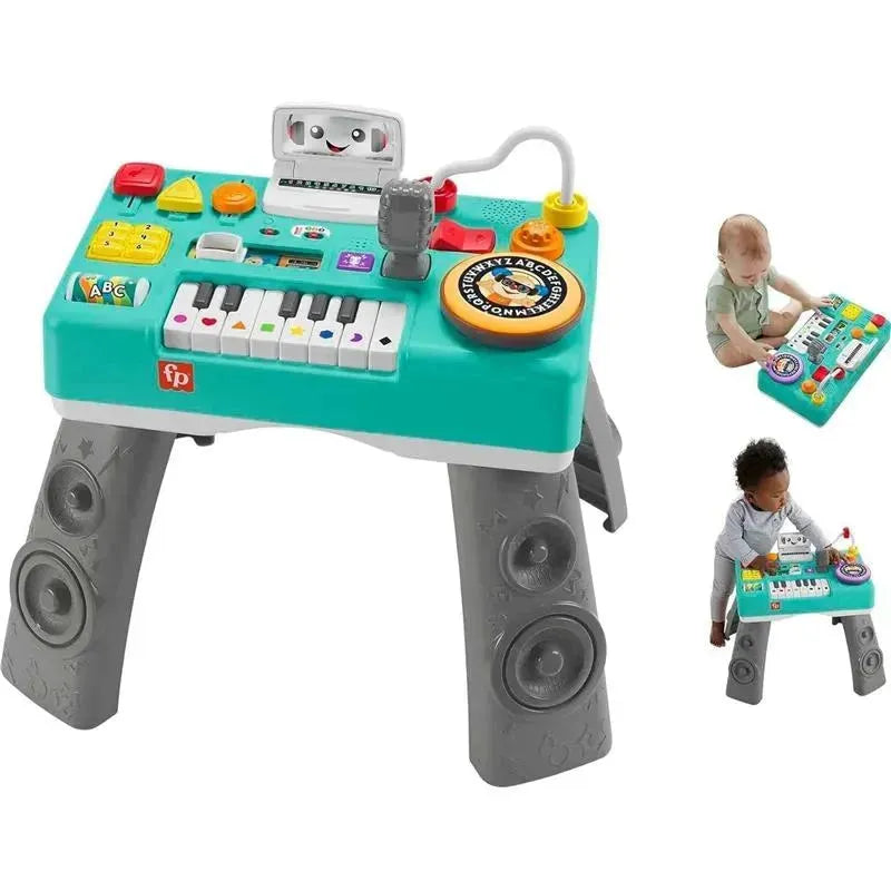 Fisher-Price - Laugh & Learn Baby & Toddler Toy Mix & Learn DJ Table, 6+ Months Image 2