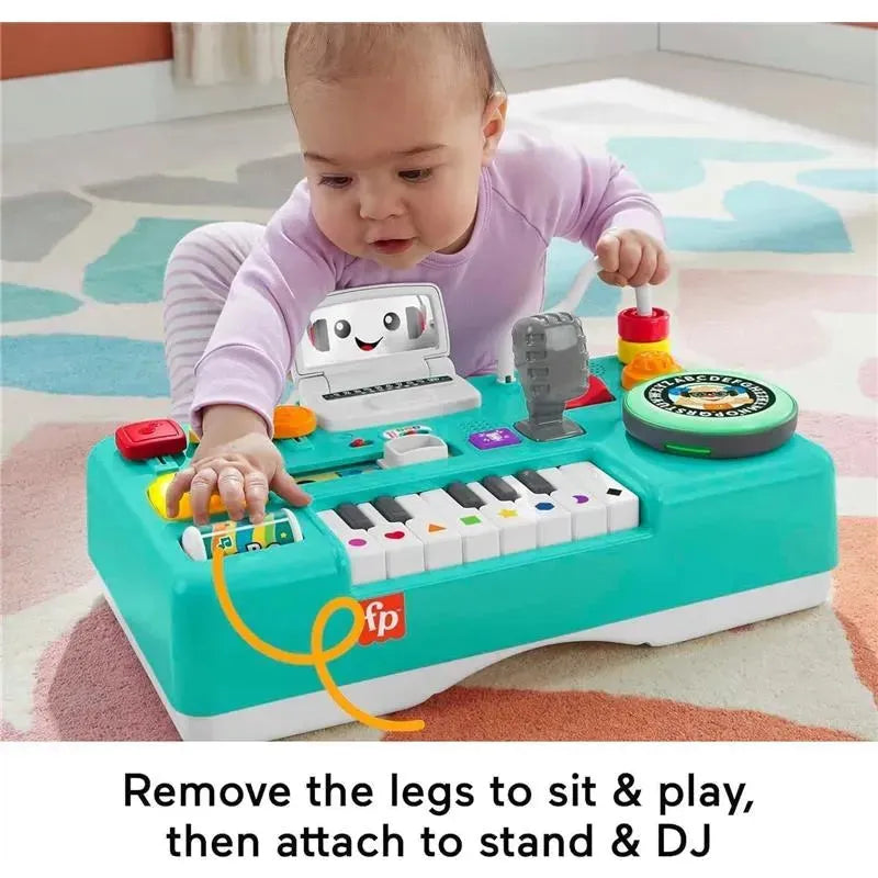 Fisher-Price - Laugh & Learn Baby & Toddler Toy Mix & Learn DJ Table, 6+ Months Image 6