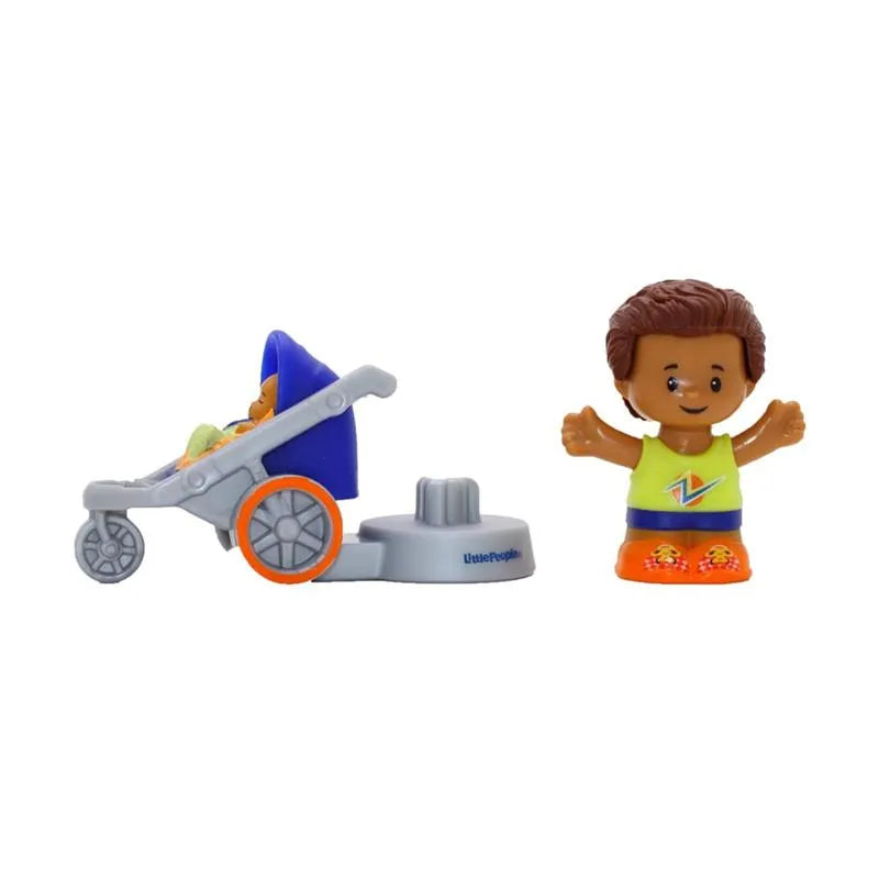 Fisher-Price - Little People, Dad And Stroller Set Image 1