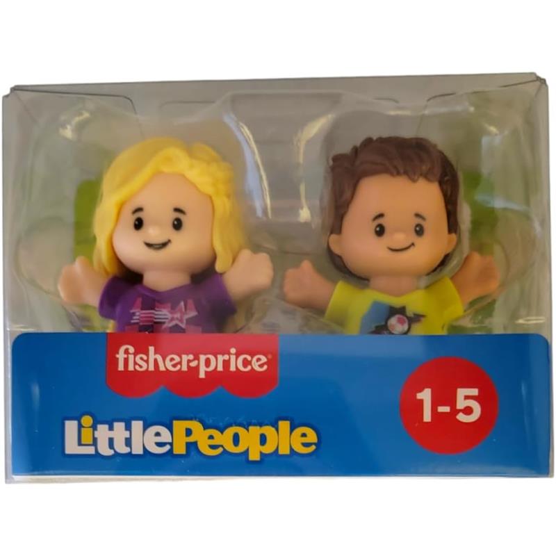 Fisher-Price - Little People, Girl And Boy Soccer Players Image 3