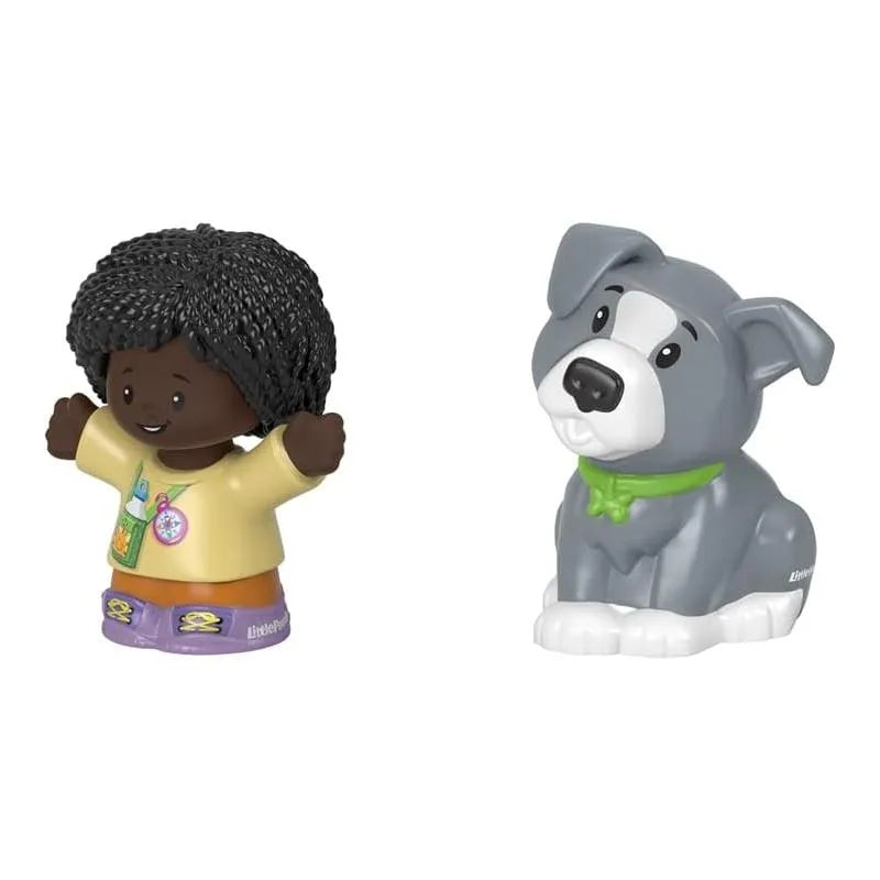 Fisher-Price - Little People, Girl And Grey Dog Image 4