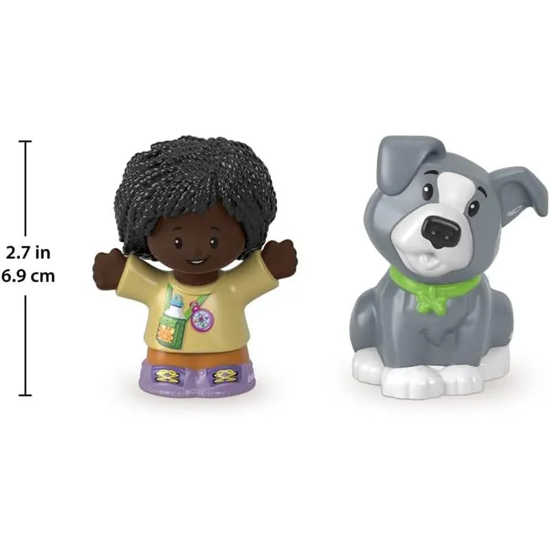 Fisher-Price - Little People, Girl And Grey Dog Image 5