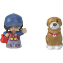 Fisher-Price - Little People, Mail Person Girl And Brown Dog Image 1