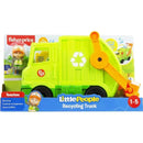 Fisher-Price - Little People Musical Toddler Toy Recycling Truck Garbage, 1+ Years Image 1