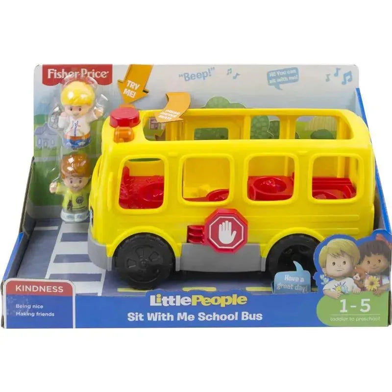 Fisher-Price - Little People Musical Toddler Toy Sit with Me School Bus, 1+ Years Image 3