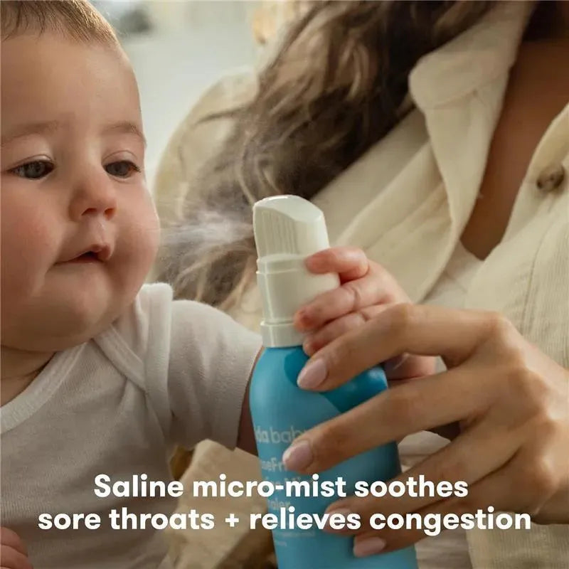 Frida Baby - NoseFrida Saline Mist Nasal Inhaler, Saline Inhaler Soothes Stuffy Nose and Sore Throat Image 6