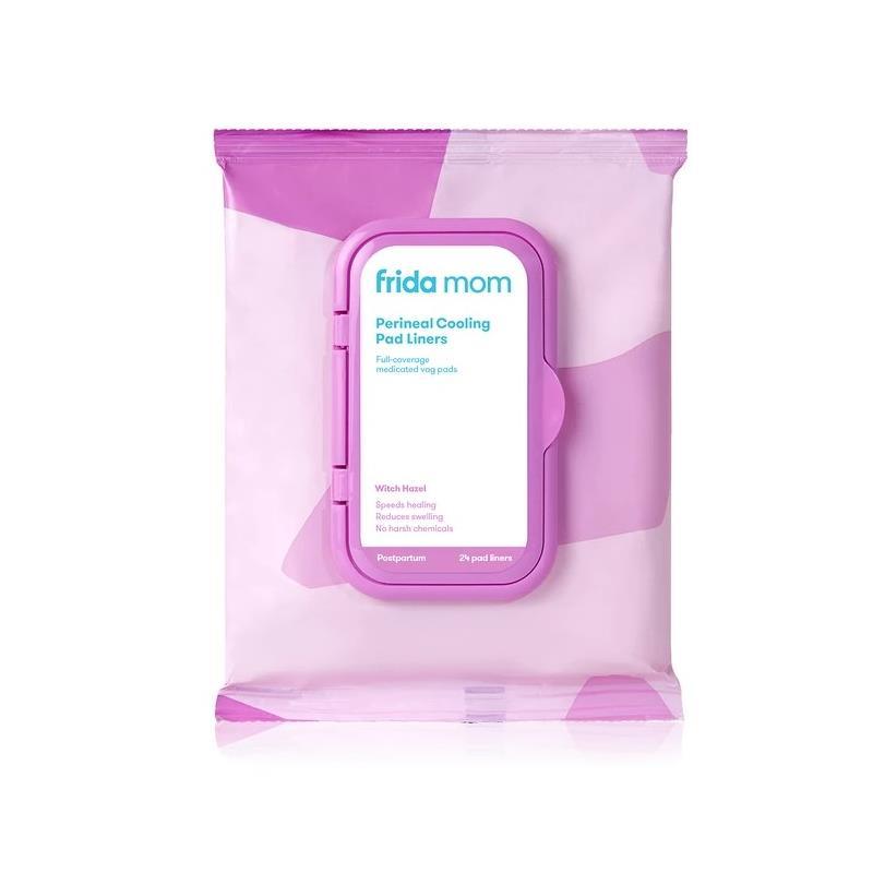 Frida Mom - Fridababy - Witch Hazel Perineal Cooling Pad Liners -  Postpartum Recovery - Newborn Baby - Hospital Bag Essential, 24 Pad Liners  