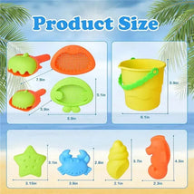 Fun Little Toys - 10Pcs Beach Sand Toys Set Image 2