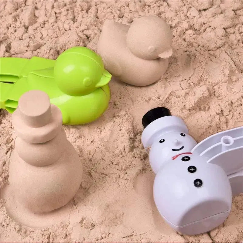 Fun Little Toys - 12 Pcs Beach Sand Toys For Kids, Snow Toys Set Image 5