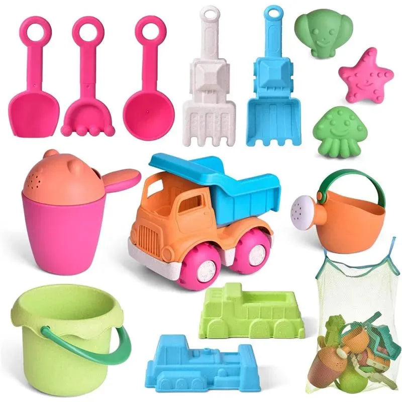 Fun Little Toys - 14 PCS Beach Sand Toys Set Image 1