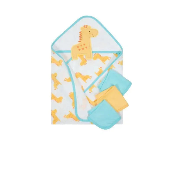 Winnie The Pooh Hooded Towel and Washcloth 6pc