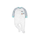 Gerber Footed Sleep n Play Baby Boy, Shark 6-9M Image 1