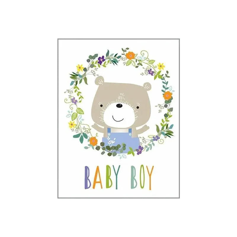 Gina B Designs - Baby Card, Baby Boy Bear Image 1