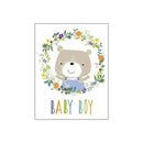 Gina B Designs - Baby Card, Baby Boy Bear Image 1