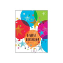 Gina B Designs - Birthday Greetings Card, Balloons & Stars Image 1