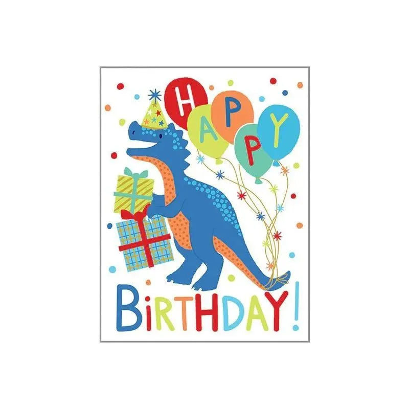 Gina B Designs - Birthday Greetings Card, Birthday Dino Image 1