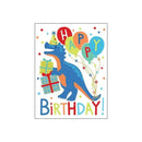 Gina B Designs - Birthday Greetings Card, Birthday Dino Image 1