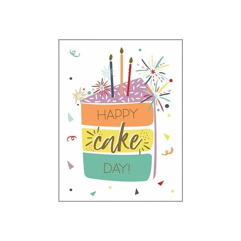 Gina B Designs - Birthday Greetings Card, Cake Day Image 1