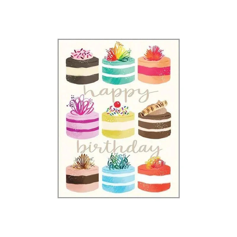 Gina B Designs - Birthday Greetings Card, Little Cakes Image 1