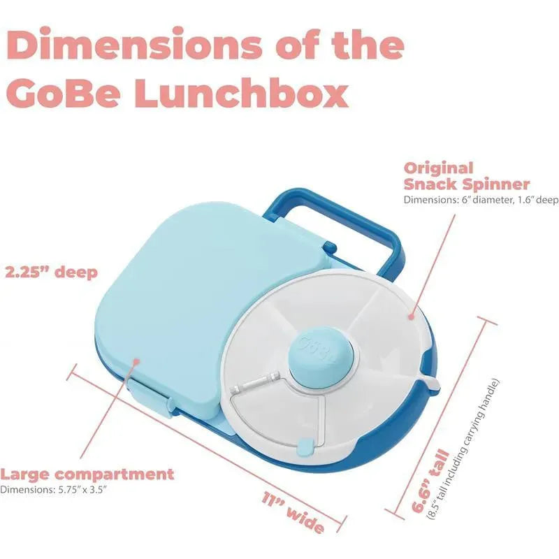 GoBe - Kids Lunchbox with Detachable Snack Spinner, Purple Image 4