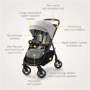 Graco - Travel System Premier Snugridge Snugfit 35Lx Merge, Midtown Image 2