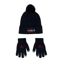 Haddad - Jordan Hbr Pom Beanie Set, Black Image 1