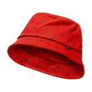 Haddad - Jordan Nike Infant Unisex AOP Bucket Hat, Red Image 2