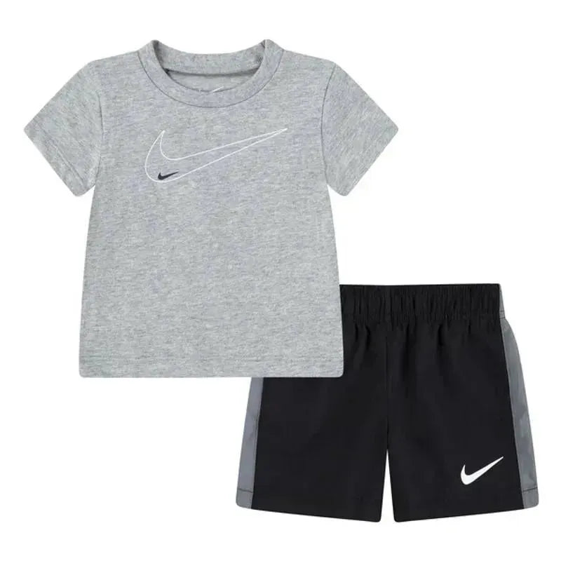 Haddad - Nike Boys Club Woven Short Set, Grey Image 1