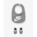 Haddad - Nike Core Swoosh Bib & Bootie 2-Piece Hosiery Set, Grey Image 1