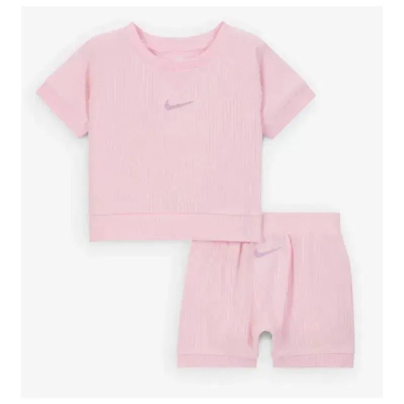 Haddad - Nike Readyset Short Set, Light Pink  Image 1