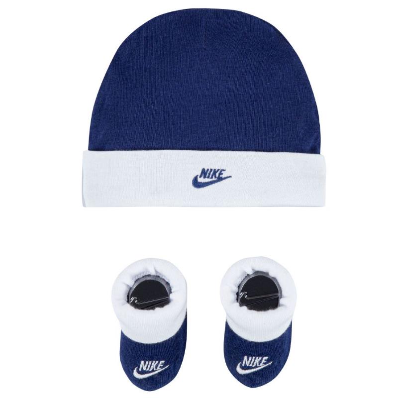 Haddad - Nike Simple Swoosh Hat & Bootie Hosiery Navy/White  Image 1